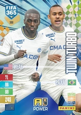 300 Timothy Weah / Igor Paixão Olympique Marsylia Twin Turbo FIFA 365 2027