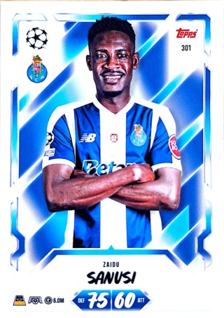 301 Zaidu Sanusi FC Porto Base Match Attax 2026/27