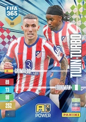 305 Alejandro Grimaldo / Ademola Lookman Atlético Madryt Twin Turbo FIFA 365 2027