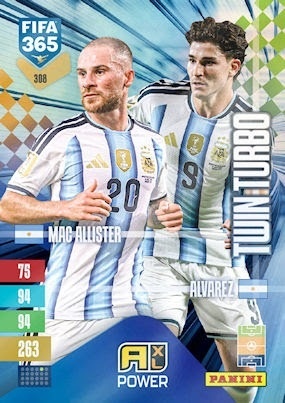 308 Alexis Mac Allister / Julián Alvarez Argentina Twin Turbo FIFA 365 2027