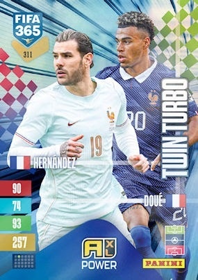 311 Theo Hernánez / Désiré Doué France Twin Turbo FIFA 365 2027