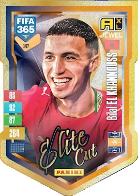 347 Bilal El Khannouss Morocco Elite Cut FIFA 365 2027