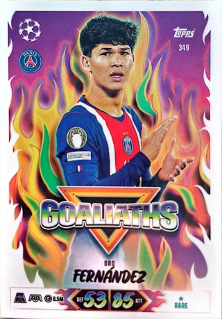 349 Dro Fernández PSG Goaliaths Match Attax 2026/27