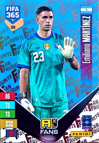 355-bu Emiliano Martinez Argentina Fan Favourite Blue FIFA 365 2027