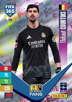 354 Thibaut Courtois Real Madryt Fan Favourite FIFA 365 2027