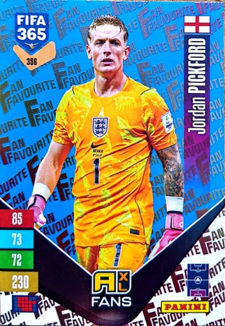 356-bu Jordan Pickford England Fan Favourite Blue FIFA 365 2027