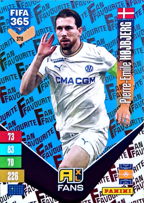 378-bu Pierre-Emile Højberg Olympique Marsylia Fan Favourite Blue FIFA 365 2027