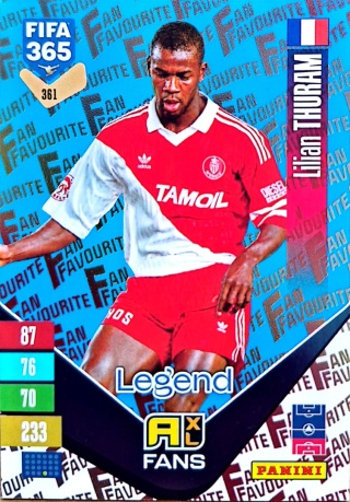 361-bu Lilian Thuram AS Monaco Fan Favourite Blue FIFA 365 2027