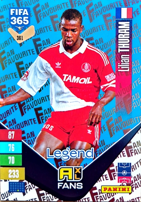 361-bu Lilian Thuram AS Monaco Fan Favourite Blue FIFA 365 2027