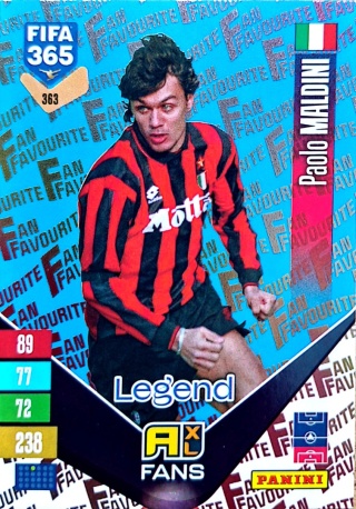 363-bu Paolo Maldini AC Milan Fan Favourite Blue FIFA 365 2027
