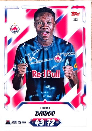 362 Edmund Baidoo FC Salzburg Base Match Attax 2026/27
