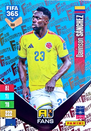 368-bu Davinson Sánchez Colombia Fan Favourite Blue FIFA 365 2027