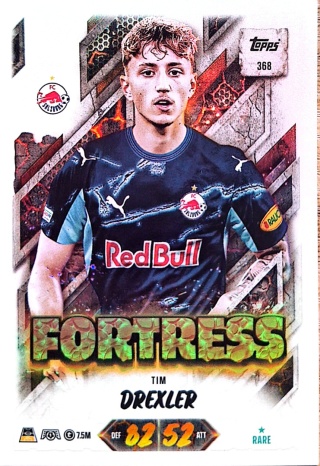 368 Tim Drexler FC Salzburg Fortress Match Attax 2026/27