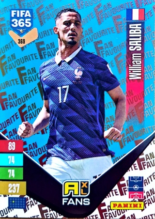 369-bu William Saliba France Fan Favourite Blue FIFA 365 2027