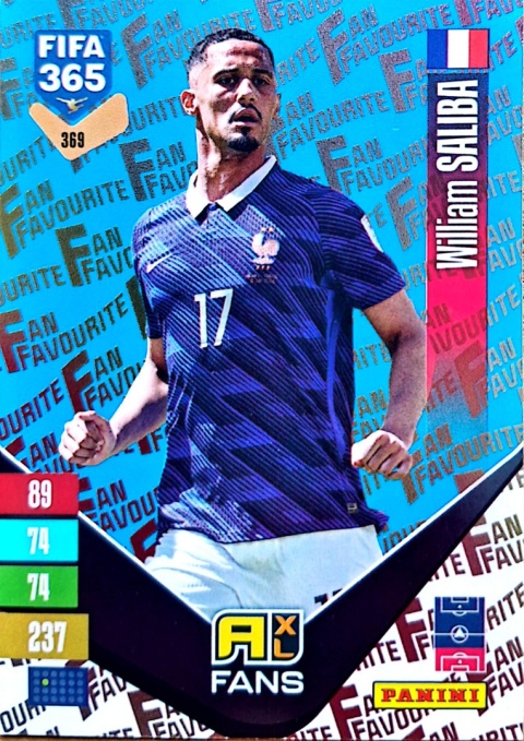 369-bu William Saliba France Fan Favourite Blue FIFA 365 2027