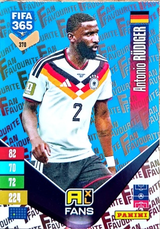 370-bu Antonio Rüdiger Germany Fan Favourite Blue FIFA 365 2027