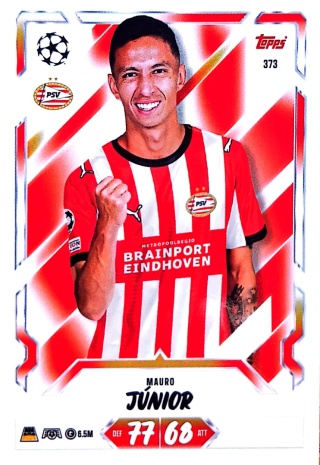 373 Mauro Júnior PSV Eindhoven Base Match Attax 2026/27