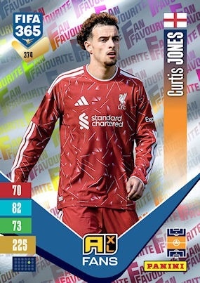 374 Curtis Jones Liverpool Fan Favourite FIFA 365 2027