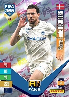 378 Pierre-Emile Højberg Olympique Marsylia Fan Favourite FIFA 365 2027