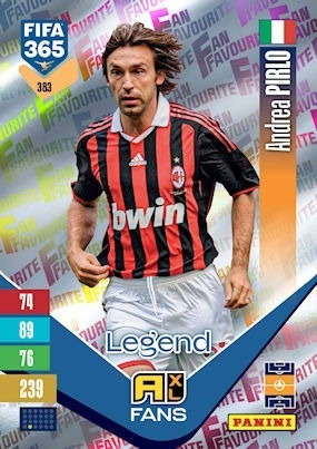 383 Andrea Pirlo AC Milan Fan Favourite FIFA 365 2027