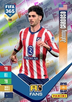 388 Johnny Cardoso Atlético Madryt Fan Favourite FIFA 365 2027