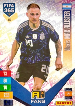 393 Alexis Mac Allister Argentina Fan Favourite FIFA 365 2027