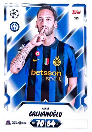395 Hakan Çalhanoğlu Inter Base Match Attax 2026/27