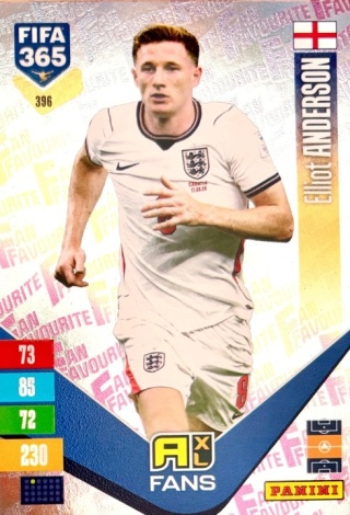 396 Elliot Anderson England Fan Favourite FIFA 365 2027