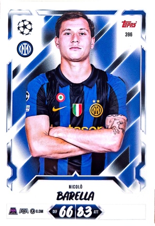 396 Nicolò Barella Inter Base Match Attax 2026/27