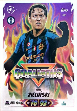 403 Piotr Zieliński Inter Goaliaths Match Attax 2026/27