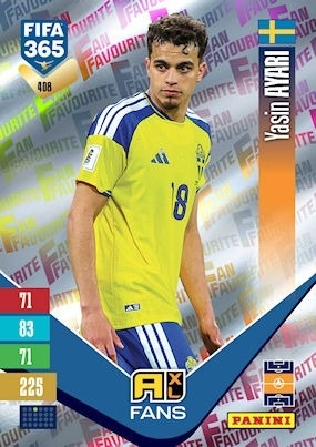 408 Yassin Ayari Sweden Fan Favourite FIFA 365 2027