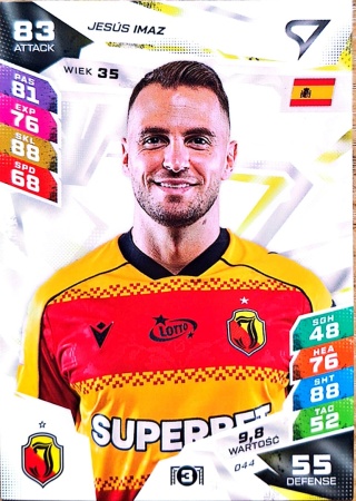 44 Jesus Imaz Jagiellonia Białystok Sportzoo Duel PKO BP Ekstraklasa 2026/27