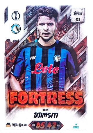 422 Berat Djimsiti Atalanta Fortress Match Attax 2026/27