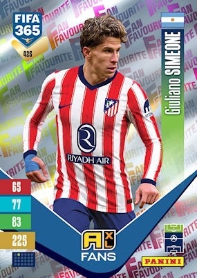 425 Giuliano Simeone Atlético Madryt Fan Favourite FIFA 365 2027