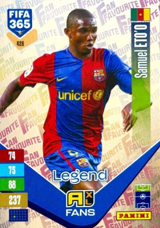 426 Samuel Eto'o FC Barcelona Fan Favourite FIFA 365 2027