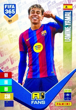 427 Lamine Yamal FC Barcelona Fan Favourite FIFA 365 2027