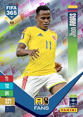 434 Jhon Arias Colombia Fan Favourite FIFA 365 2027