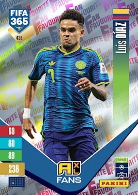 435 Luis Díaz Colombia Fan Favourite FIFA 365 2027