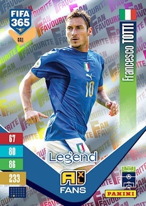 441 Francesco Totti Italy Fan Favourite FIFA 365 2027
