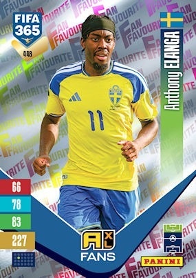 448 Anthony Elanga Sweden Fan Favourite FIFA 365 2027