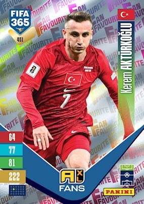 451 Kerem Aktürkoğlu Turkiye Fan Favourite FIFA 365 2027