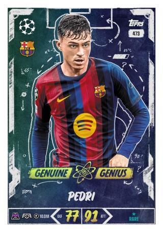 473 Pedri FC Barcelona Genuine Genius Match Attax 2026/27