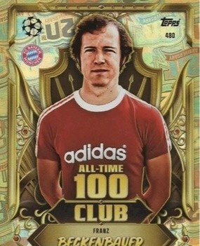 480 Franz Beckenbauer FC Bayern All-Time 100 Club Match Attax 2026/27