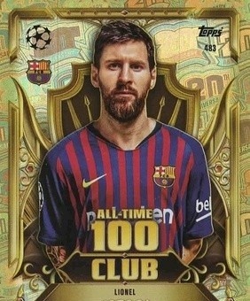 483 Lionel Messi FC Barcelona All-Time 100 Club Match Attax 2026/27