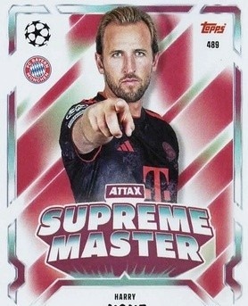 489 Harry Kane FC Bayern Supreme Master Match Attax 2026/27