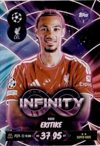 5 Hugo Ekitiké Liverpool Infinity Match Attax 2026/27