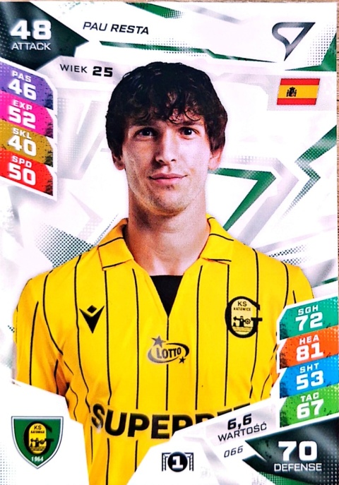 66 Pau Resta GKS Katowice Sportzoo Duel PKO BP Ekstraklasa 2026/27