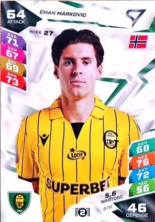 70 Eman Markovic GKS Katowice Sportzoo Duel PKO BP Ekstraklasa 2026/27