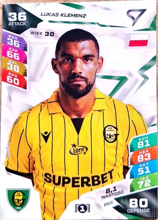 65 Lukas Klemenz GKS Katowice Sportzoo Duel PKO BP Ekstraklasa 2026/27