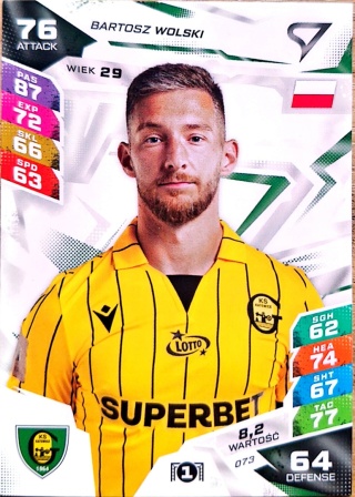 73 Bartosz Wolski GKS Katowice Sportzoo Duel PKO BP Ekstraklasa 2026/27